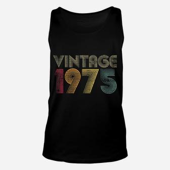 44Th Birthday Gifts Year Old - Vintage 1975 Unisex Tank Top | Crazezy