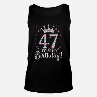 47 It's My Birthday 1974 47Th Birthday Gift Tee For Womens Unisex Tank Top | Crazezy CA
