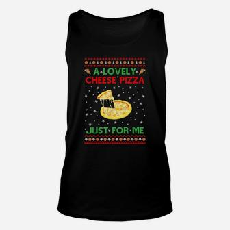 A Lovely Cheese Pizza Shirt Funny Kevin X-Mas Unisex Tank Top | Crazezy CA