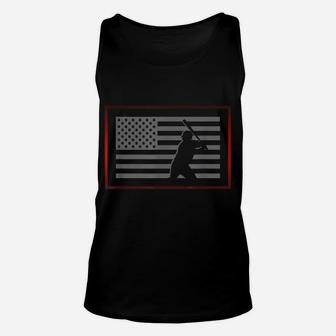 American Flag Baseball Clothing - Baseball Unisex Tank Top | Crazezy UK