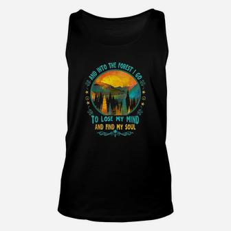 And Into The Forest I Go Hiking Camping Summer Camp Unisex Tank Top | Crazezy CA