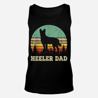 Australian Cattle Dog Red Blue Pet Heeler Dad Cute Mens Gift Unisex Tank Top | Crazezy