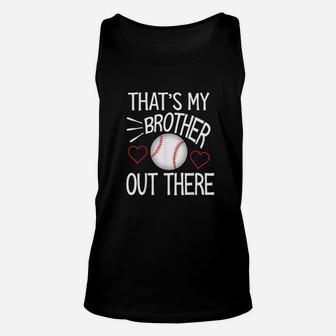 Baseball Sister Cute Baseball Gift For Sisters Unisex Tank Top | Crazezy AU