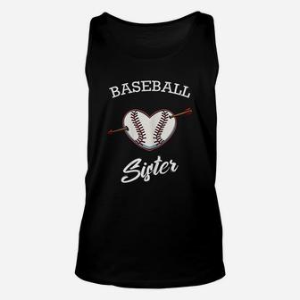 Baseball Sister Softball Lover Proud Supporter Coach Player Unisex Tank Top | Crazezy CA