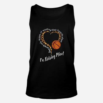 Basketball Mom Mothers Day Raising Favorite Player Leopard Unisex Tank Top | Crazezy