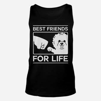 Best Friends For Life Bichon Frise Dog Owner Christmas Gift Unisex Tank Top | Crazezy AU
