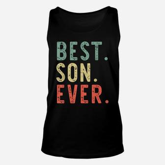 Best Son Ever Cool Funny Vintage Gift Christmas Unisex Tank Top | Crazezy