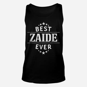 Best Zaide Ever Shirt For Yiddish Grandpa Unisex Tank Top | Crazezy DE