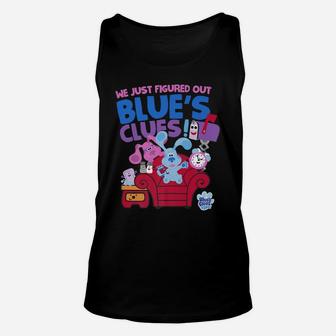 Blue's Clues & You Group Shot Just Figured Out Blue's Clues Unisex Tank Top | Crazezy