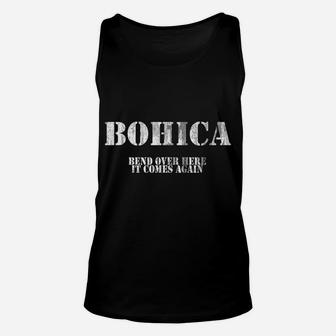 Bohica Definition Tshirt - Funny Military Saying Distressed Unisex Tank Top | Crazezy AU