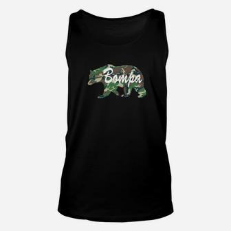 Bompa Bearfunny Camping Summer Fathers Day Unisex Tank Top | Crazezy
