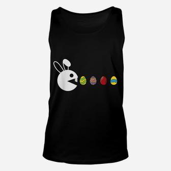 Bunny Happy Easter Egg Hunting Video-Game Gamer Unisex Tank Top | Crazezy