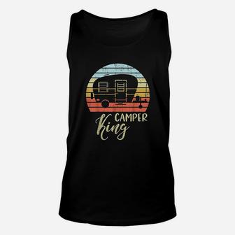 Camper King Classy Sassy Smart Assy Matching Couple Camping Unisex Tank Top | Crazezy UK
