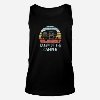 Camper Queen Classy Sassy Camping Queen Of The Camper Unisex Tank Top | Crazezy DE