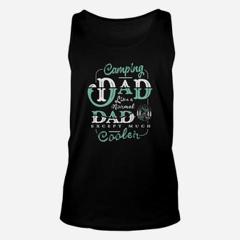 Camping Dad Gifts For Daddy Father Day Camper Men Unisex Tank Top | Crazezy UK