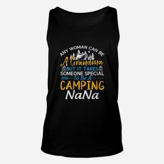 Camping Nana Grandma Funny Mothers Day Gift Unisex Tank Top | Crazezy CA
