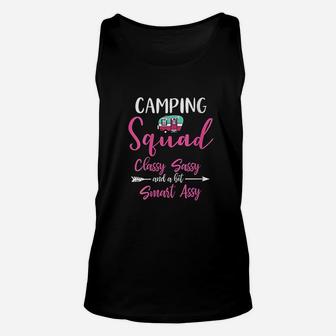 Camping Squad Funny Matching Family Girls Camping Trip Unisex Tank Top | Crazezy UK