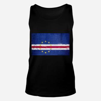 Cape Verdian Cape Verde Flag Sweatshirt Unisex Tank Top | Crazezy UK