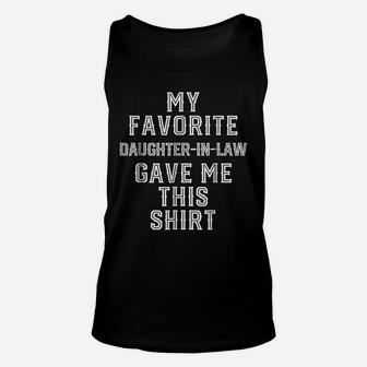 Christmas Gift For Father Mother In Law Funny Birthday Gifts Unisex Tank Top | Crazezy AU