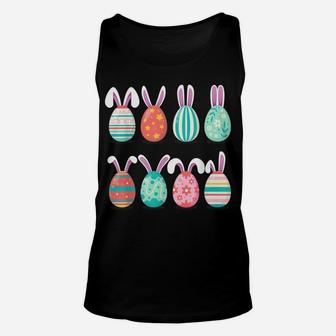 Cute Eggs Easter Day Family Matching Pajama Egg Hunting Unisex Tank Top | Crazezy AU