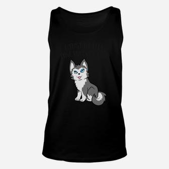 Cute Wolf Lover Gift I Just Really Like Wolves Ok Unisex Tank Top | Crazezy CA