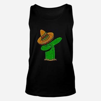 Dabbing Cactus Cinco De Mayo Dance Outfit Unisex Tank Top | Crazezy
