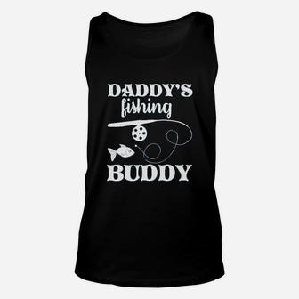 Daddys Fishing Buddy Cute Funny Fish Routine Unisex Tank Top | Crazezy