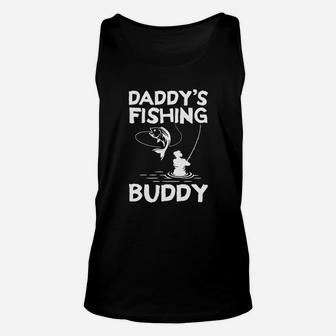 Daddys Fishing Buddy Funny Dad Father Day Unisex Tank Top | Crazezy