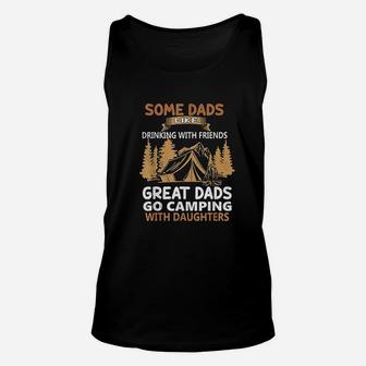 Dads Like Drinking Great Dads Go Camping With Daughters Unisex Tank Top | Crazezy