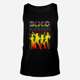 Disco T-shirt - Vintage Style Dancing Retro Disco Shirt Unisex Tank Top | Crazezy