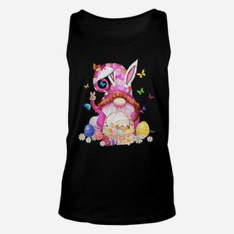 Easter Bunny Spring Gnome Easter Egg Hunting And Basket Unisex Tank Top | Crazezy UK