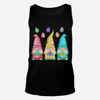 Easter Gnome Egg Hunting - Cute Gnomes Holding Easter Egg Unisex Tank Top | Crazezy AU