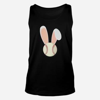 Easter Rabbit Bunny Ears Baseball Sports Holiday Cartoon Premium Unisex Tank Top | Crazezy AU