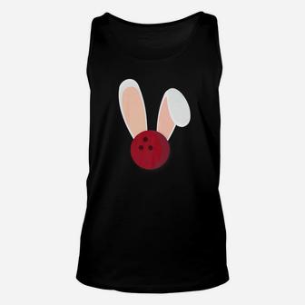 Easter Rabbit Bunny Ears Bowling Ball Bowler Holiday Premium Unisex Tank Top | Crazezy AU