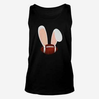 Easter Rabbit Bunny Ears Football Sports Holiday Cartoon Premium Unisex Tank Top | Crazezy AU