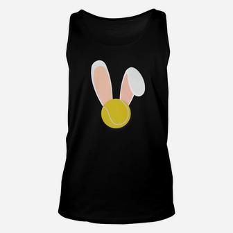 Easter Rabbit Bunny Ears Tennis Ball Sports Holiday Premium Unisex Tank Top | Crazezy