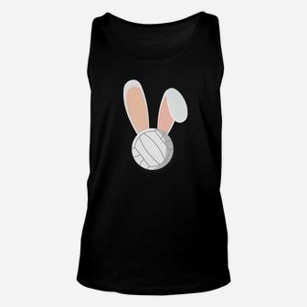 Easter Rabbit Bunny Ears Volleyball Sports Holiday Cartoon Premium Unisex Tank Top | Crazezy