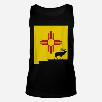 Elk Hunting New Mexico Design Gift For Bow Hunters Unisex Tank Top | Crazezy CA