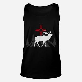 Elk Hunting New Mexico Design Gift For Outdoor Bow Hunters Unisex Tank Top | Crazezy AU
