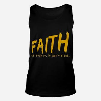Faith Based Apparel Plus Size Christian Believer Funny Tee Unisex Tank Top | Crazezy