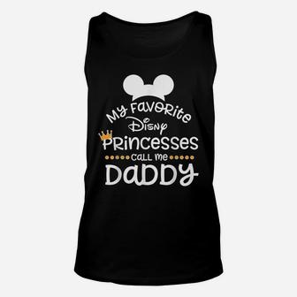 Father's Day Shirt, Funny T-Shirt, My Favorite Princess Dad Unisex Tank Top | Crazezy AU