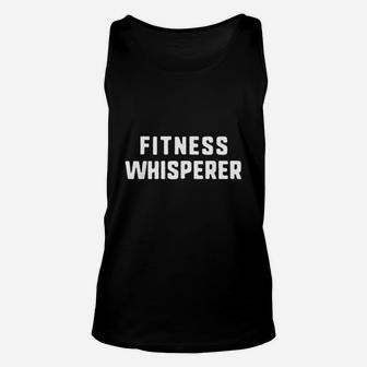 Fitness Whisperer Funny Personal Trainer Pt Gym Coach Gift Unisex Tank Top | Crazezy