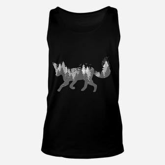 Fox Forest Nature Outdoor Hiking Camping Hunting Gift Unisex Tank Top | Crazezy AU