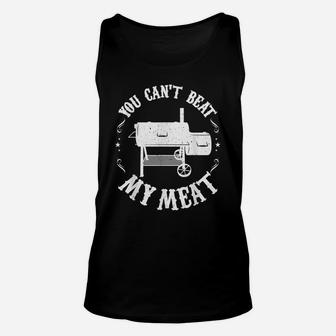 Funny Bbq Pit Reverse Flow Smoker Accessory Dad Grill Gift Unisex Tank Top | Crazezy DE