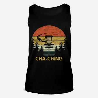 Funny Cha-Ching Disc Golf Basket Satisfying Sound Gift Unisex Tank Top | Crazezy