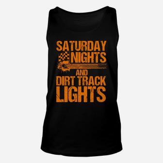 Funny Dirt Track Racing Gift For Men Women Cool Dirt Racing Unisex Tank Top | Crazezy