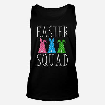 Funny Egg Hunting Family Matching Gift Set Easter Squad Unisex Tank Top | Crazezy DE