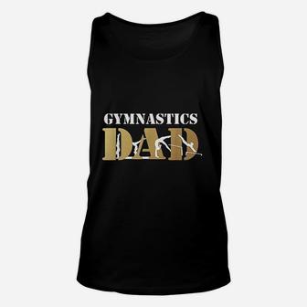 Funny Gymnastics Dad Love Daughter Gift Unisex Tank Top | Crazezy AU