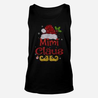 Funny Santa Mimi Claus Christmas Family Gifts Unisex Tank Top | Crazezy CA