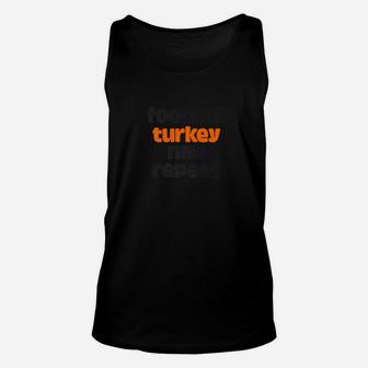 Funny Thanksgiving Dad Football Turkey Nap Gift Men Unisex Tank Top | Crazezy